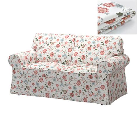 IKEA+Ektorp+2+Seat+Loveseat+Sofa+COVER+Slipcover+VIDESLUND+Multi+FLORAL ...