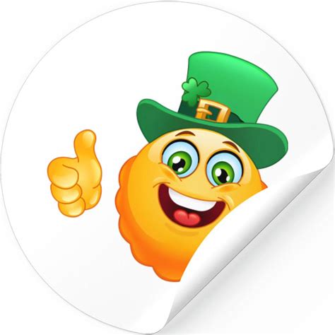 Leprechaun Emoji - Emoji - Stickers