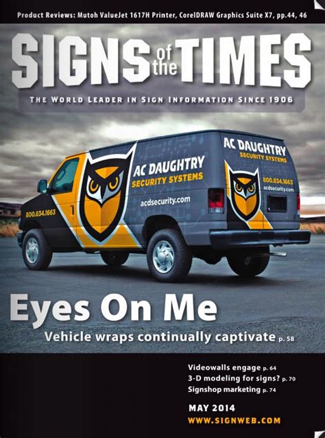 Signs of the Times Magazine Cover this Month | Signs101.com: Largest ...