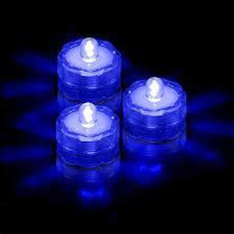 LED Waterproof Tea Lights - Pack of 12 Tealights | PartyGlowz.com