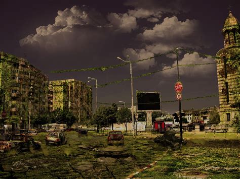 Post Apocalyptic City Art