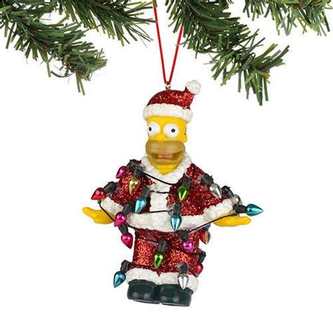 "Homer in Lights Ornament" SIMPSONS Dept 56 Christmas Ornament New ...