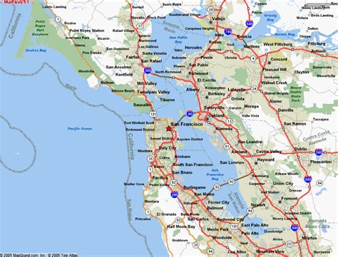 Map of San Francisco California - TravelsMaps.Com