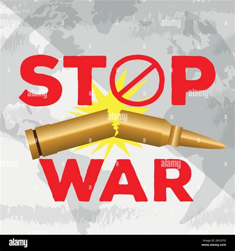 Stop war poster Stock Vector Image & Art - Alamy