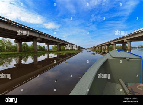 Atchafalaya Swamp Freeway. The Atchafalaya Basin Bridge is a pair of ...