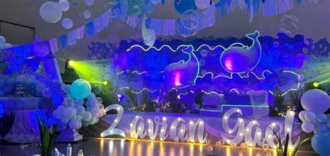 An Unforgettable Underwater Themed First Birthday Party for Zavian Gael ...