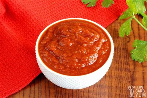 Homemade Sugar Free Ketchup Recipe | Low Carb Yum