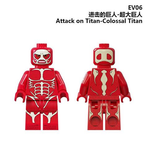 Anime Attack on Titan Colossal Titan EV06 Minifigures - Brixtoy