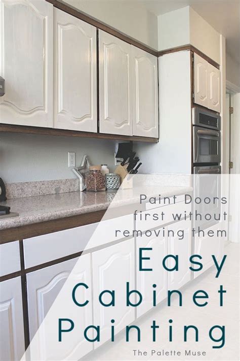 The Best Way to Paint Kitchen Cabinets (No Sanding!) | Painting kitchen cabinets, Diy kitchen ...