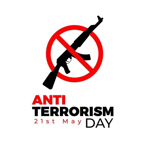 Stop Terrorism, Anti Terrorism Day 6041662 Vector Art at Vecteezy