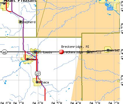 Breckenridge, Michigan (MI 48615) profile: population, maps, real ...