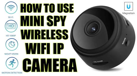 Wireless Hidden WiFi Camera HD 1080P Mini Camera Portable Home Security Cameras Covert Nanny Cam ...