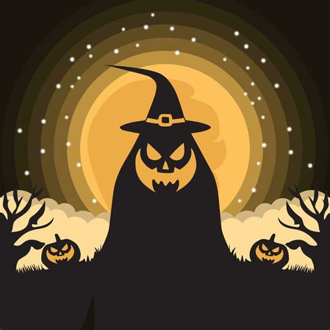 Halloween boo ghost background with pumpkin and cloud vector 26619964 Vector Art at Vecteezy