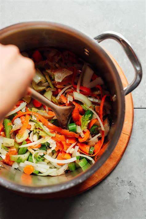 How to Make Vegetable Broth | Minimalist Baker Recipes