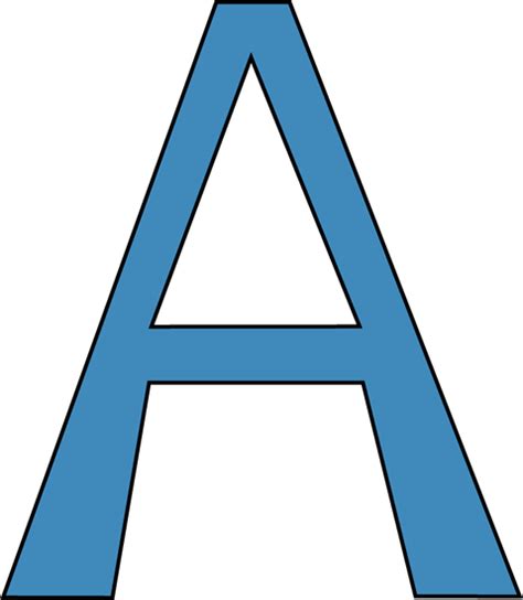 Letter A Clipart | Free download on ClipArtMag