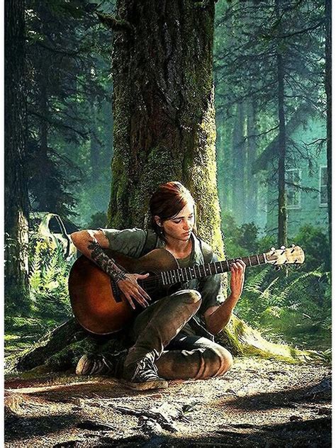 "Ellie Guitar" Poster for Sale by dikyfranzell | Redbubble