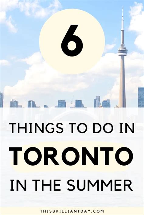 My Toronto Summer Wishlist: 6 Fun Outdoor Activities In Toronto - This ...