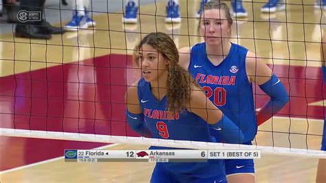 Florida vs Arkansas | Women Volleyball Nov 12,2021 - YouTube