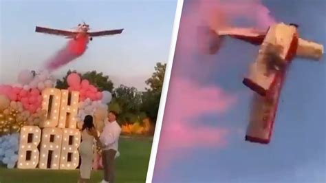 Pilot dies after gender reveal party stunt plane crashes in front of guests