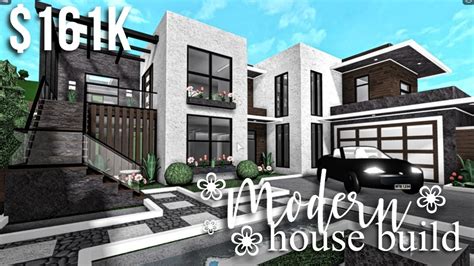 Modern House Build | Roblox Bloxburg | GamingwithV - YouTube
