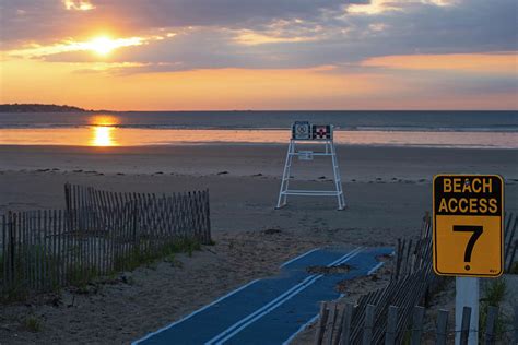 Nahant Beach Access 7 at Sunrise Nahant Massachusetts Photograph by Toby McGuire - Fine Art America