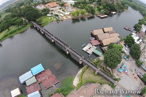 The Bridge on the River Kwai - Thailand from Above