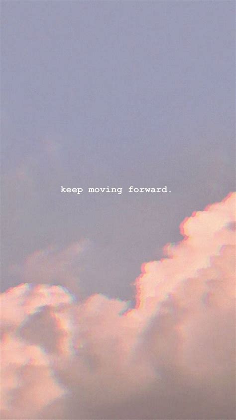 Download Keep Moving Forward Quote Aesthetic Tablet Wallpaper ...