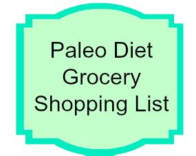 Paleo Diet Grocery Shopping List Suggestions - iSaveA2Z.com