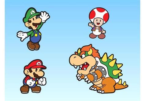 Super Mario Vector Art, Icons, and Graphics for Free Download