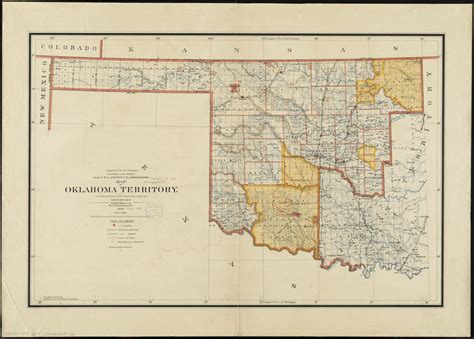 Map of Oklahoma Territory - Digital Commonwealth