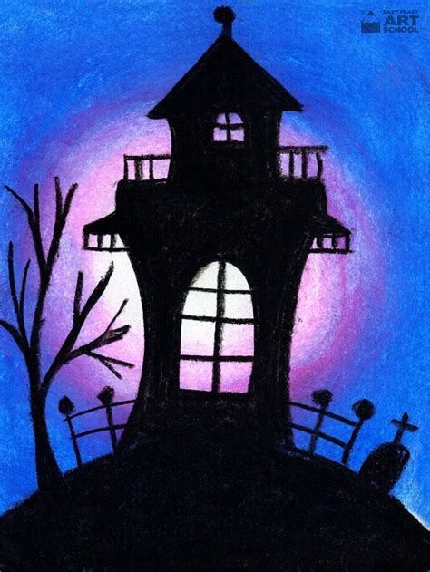 Draw Haunted House Easy – Warehouse of Ideas