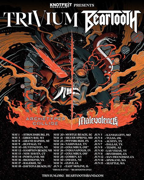 Trivium & Beartooth co-headline spring 2023 tour | NextMosh