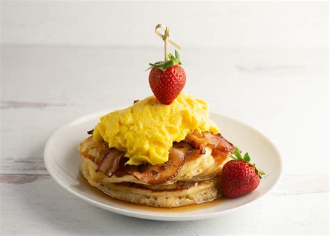 Bacon and Egg Pancakes - Framed Cooks