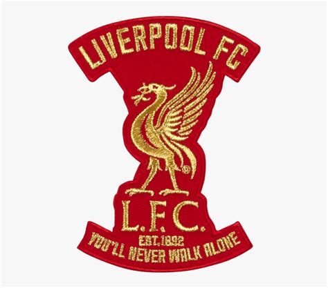 Lfc Liverbird Metallic Gold Thread Patch - Liverpool Fc Liver Bird Car ...