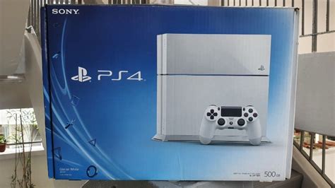 White Sony PlayStation PS4 Console, Video Gaming, Video Game Consoles ...