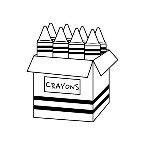 74,303 Black White Crayon Images, Stock Photos, 3D objects, & Vectors ...