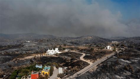 'Climate crisis already here' as Greece battles fires