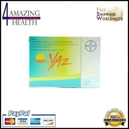 Yaz - 28 Tablets / box - $29.05 - [BUY ONLINE] - Amazing4Health.com