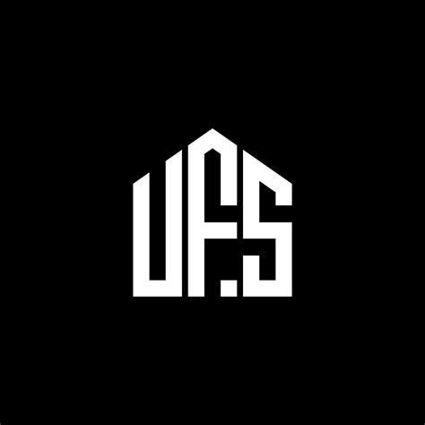 UFS letter logo design on BLACK background. UFS creative initials letter logo concept. UFS ...