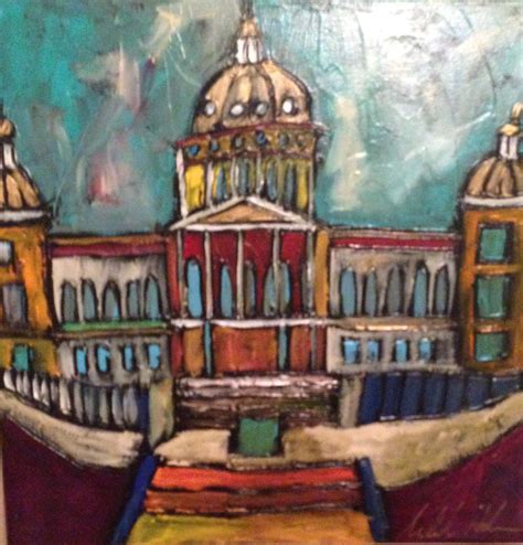 Iowa State Capital in Des Moines 12" x 12" by Michael Holmes | Artwork ...