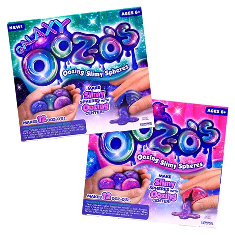 Party City Ooz-O’s Slimy Spheres Duo, Galaxy and Unicorn Kits, Makes 24 ...