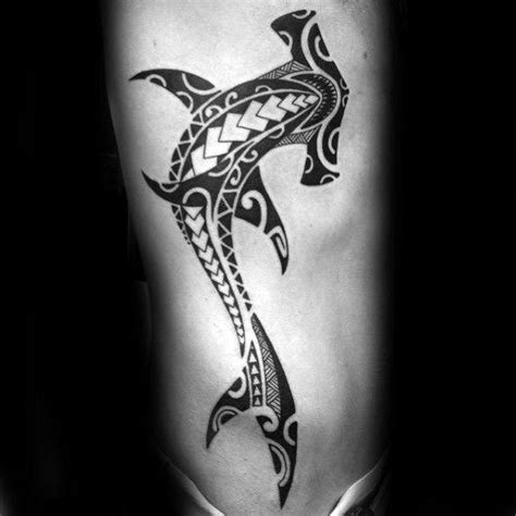 50 Polynesian Shark Tattoo Designs For Men - Tribal Ink Ideas