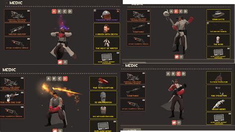 Opinions on these medic loadouts? : r/TF2fashionadvice