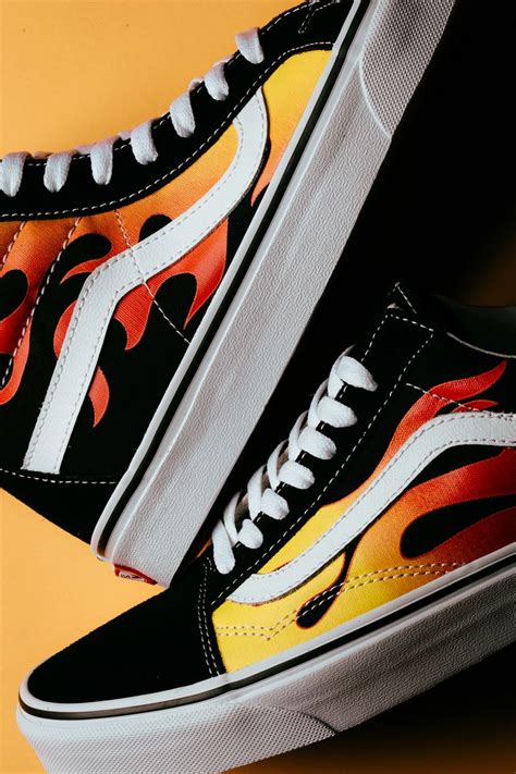 Vans Flame Pack - Summer 2017 | Vans shoes, Custom vans shoes, Outfit shoes