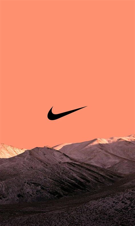 Nike Logo Wallpaper Orange