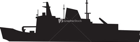 Navy Ship Silhouette