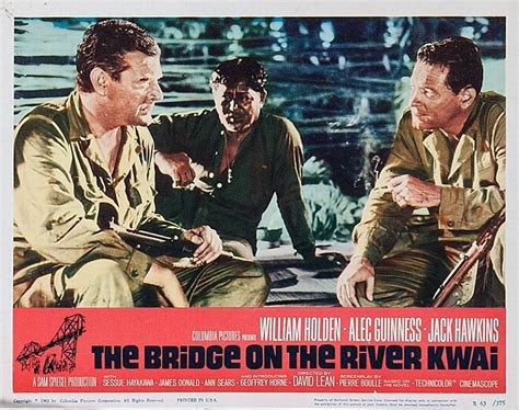 100 Years of Cinema Lobby Cards: The Bridge on the River Kwai (1957)