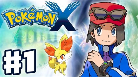 Pokemon Y - Gameplay Walkthrough Part 1 - Intro and Starter Evolut ...