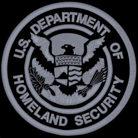 DHS Dept. of Homeland Security Hoodie Black & Gray Logo 252 | Etsy