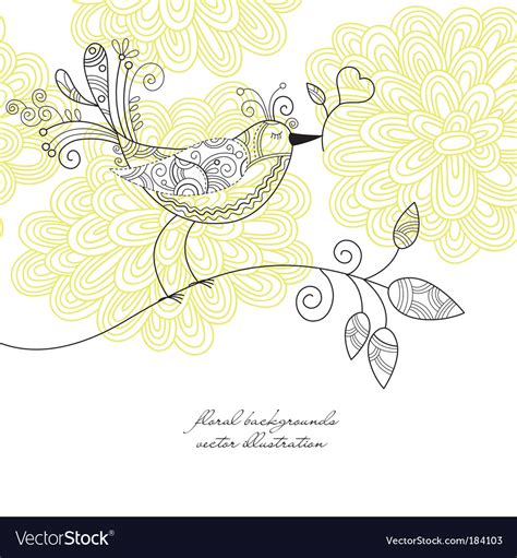 Bird background Royalty Free Vector Image - VectorStock